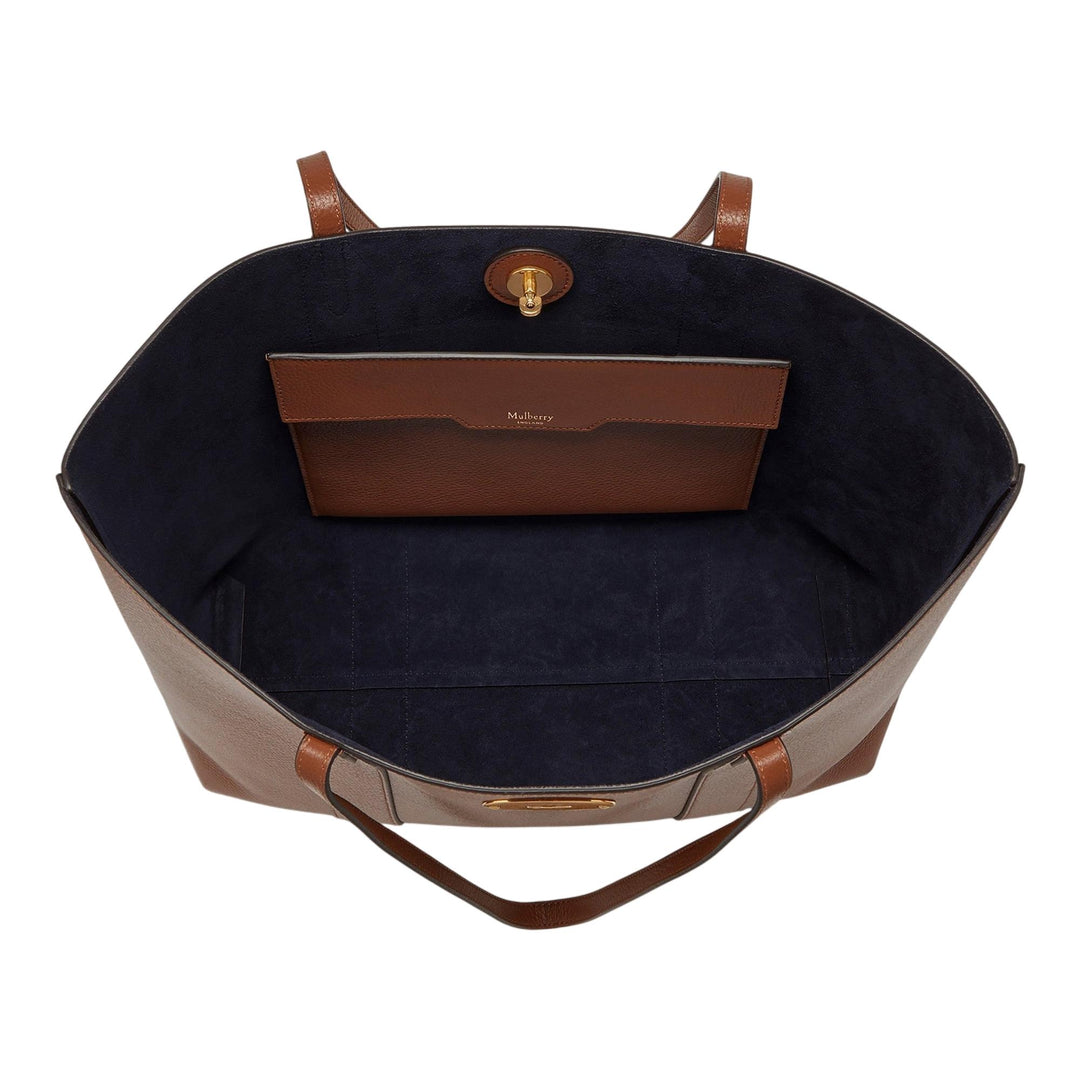 Club21 - Mulberry - Bayswater Tote Two Tone Small Classic Grain - MEDIUM TOTES - Brown