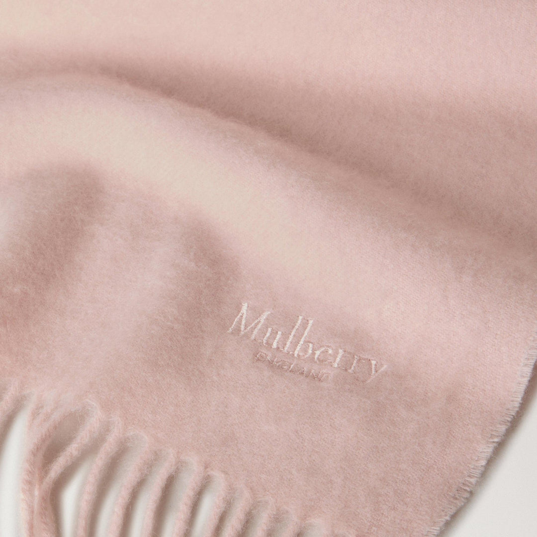 Club21 - Mulberry - Cashmere Scarf Blossom Pink Cashmere - SCARVES - Blossom Pink