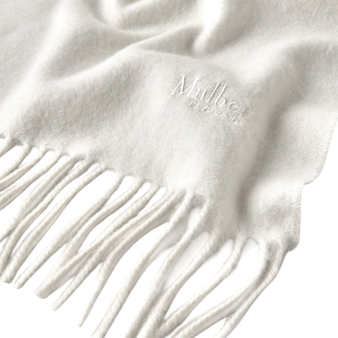 Club21 - Mulberry - Cashmere Scarf Cream Cashmere - SCARVES - Cream