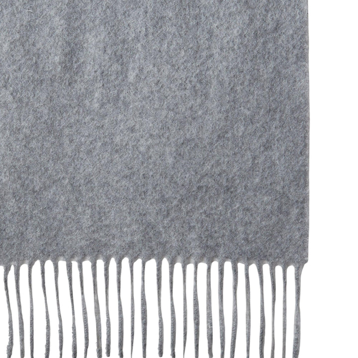 Club21 - Mulberry - Cashmere Scarf Light Grey Melange Cashmere Wool - SCARVES - Light Grey Melange