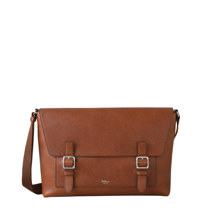 Chiltern Crossbody Messenger Oak Natural Vegetable Tanned