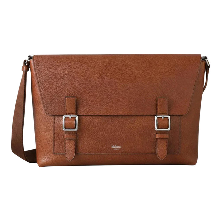 Club21 - Mulberry - Chiltern Crossbody Messenger Oak NVT - MEDIUM CROSS BODY - Brown