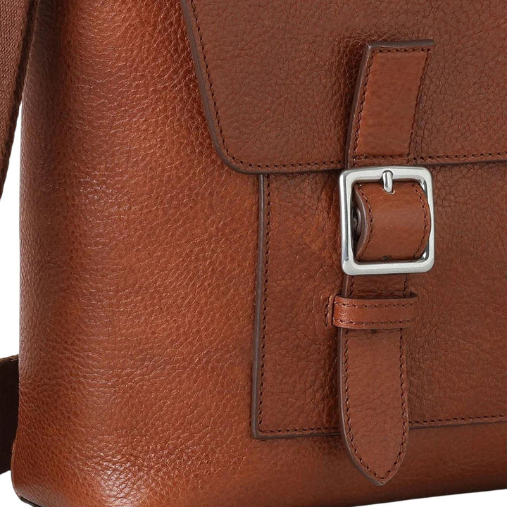 Club21 - Mulberry - Chiltern Crossbody Messenger Oak NVT - MEDIUM CROSS BODY - Brown