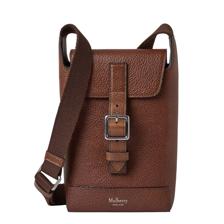 Chiltern Phone Pouch Oak Natural Vegetable Tanned