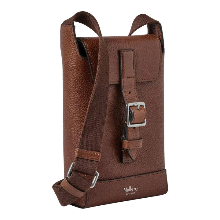 Club21 - Mulberry - Chiltern Phone Pouch Oak Natural Vegetable Tanned - POUCHES - Brown