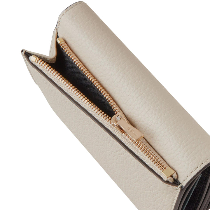 Club21 - Mulberry - Continental Trifold Chalk Small Classic Grain - TRIFOLDS - Off-White