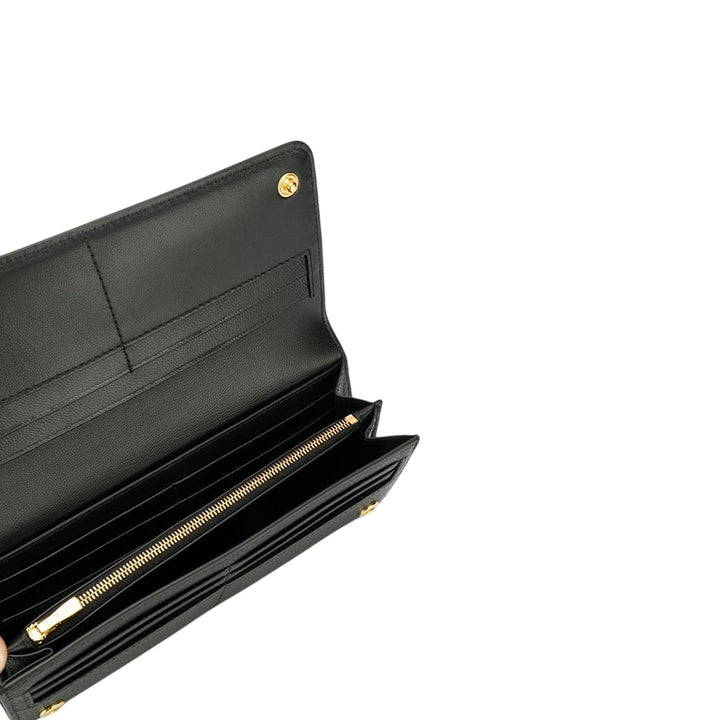 Mulberry Continental Wallet Small Classic Grain Black 2