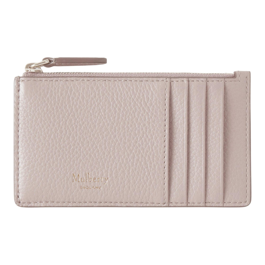 Club21 - Mulberry - Continental Zipped Long Card Holder Blossom Pink Small Classic Grain - MULTI-CARD WALLETS - Blossom Pink