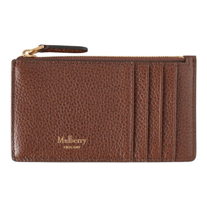 Club21 - Mulberry - Continental Zipped Long Card Holder Oak Two Tone - MULTI-CARD WALLETS - Oak