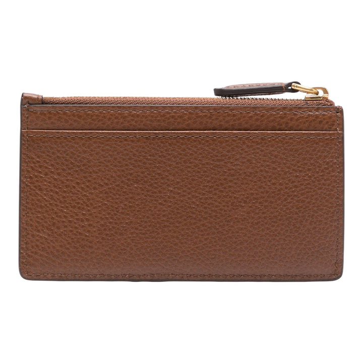 Club21 - Mulberry - Continental Zipped Long Card Holder Oak Two-Tone Small Classic Grain - MULTI-CARD WALLETS - Brown