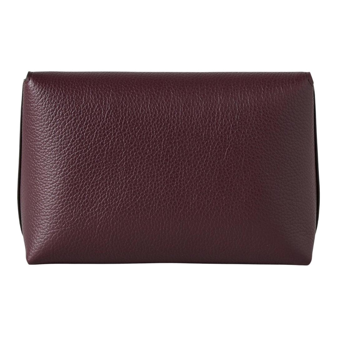 Club21 - Mulberry - Darley Cosmetic Pouch Black Cherry Small Classic Grain - COS. POUCHES - Black Cherry