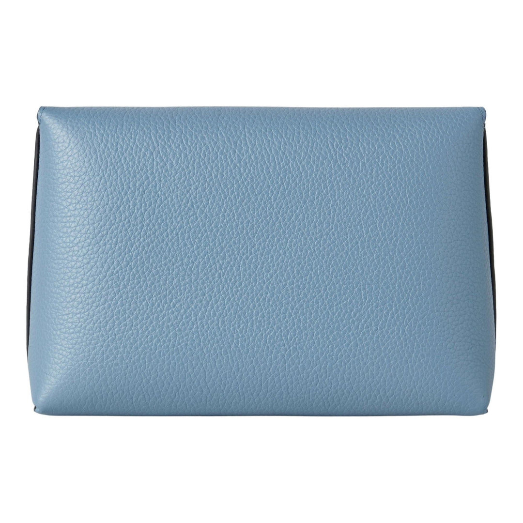Club21 - Mulberry - Darley Cosmetic Pouch Brighton Blue Small Classic Grain - COS. POUCHES - Brighton Blue