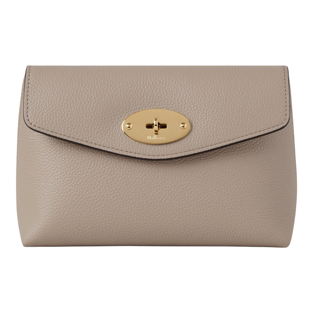Club21 - Mulberry - Darley Cosmetic Pouch Cashmere Taupe Small Classic Grain - COS. POUCHES - Cashmere Taupe