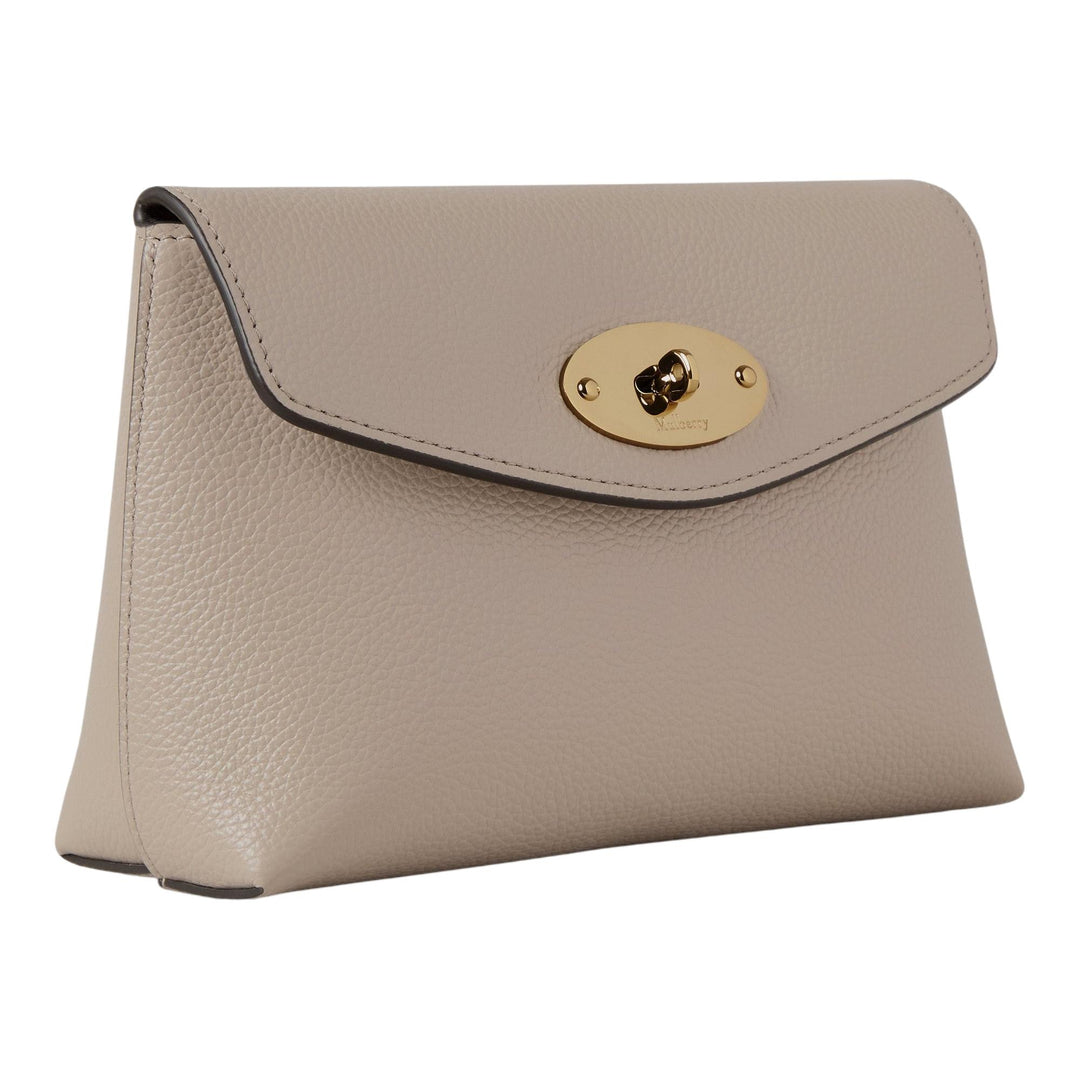 Club21 - Mulberry - Darley Cosmetic Pouch Cashmere Taupe Small Classic Grain - COS. POUCHES - Cashmere Taupe