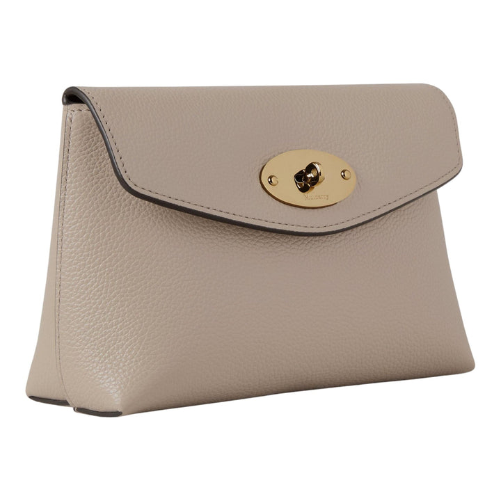 Club21 - Mulberry - Darley Cosmetic Pouch Cashmere Taupe Small Classic Grain - COS. POUCHES - Cashmere Taupe