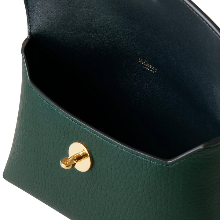 Club21 - Mulberry - Darley Cosmetic Pouch Mulberry Green Heavy Grain - COS. POUCHES - Dark Green