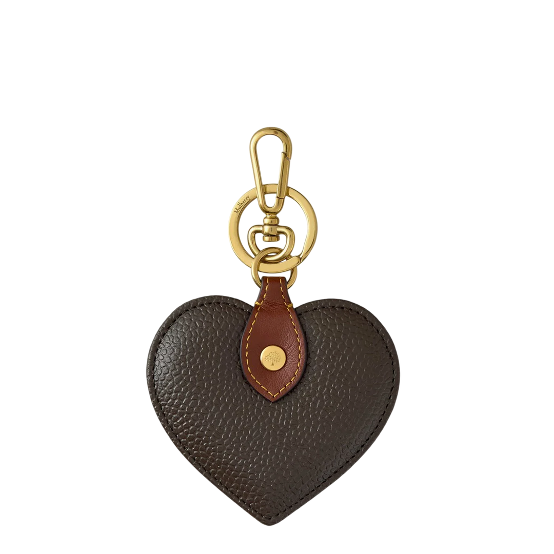 Heart Keyring Scotchgrain