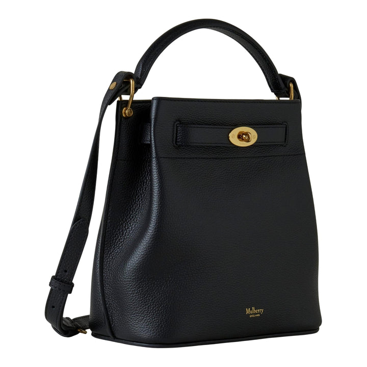 Club21 - Mulberry - Islington Bucket Black Small Classic Grain - MEDIUM CROSS BODY - Black