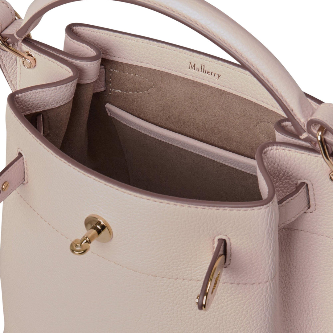 Club21 - Mulberry - Islington Bucket Blossom Pink Small Classic Grain - MEDIUM CROSS BODY - Blossom Pink