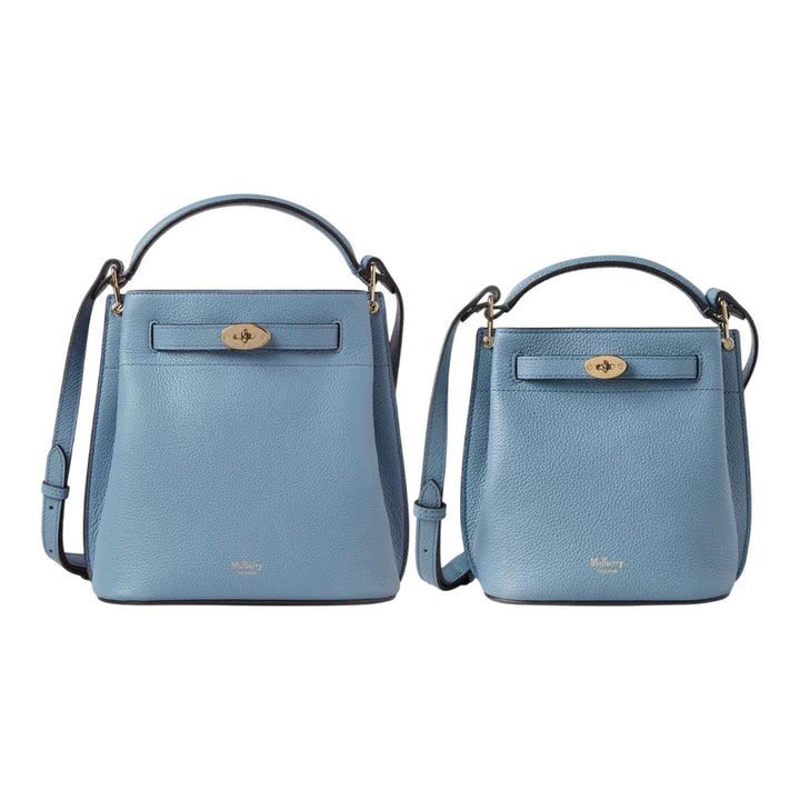 Club21 - Mulberry - Islington Bucket Brighton Blue Small Classic Grain - HANDBAGS - Blue