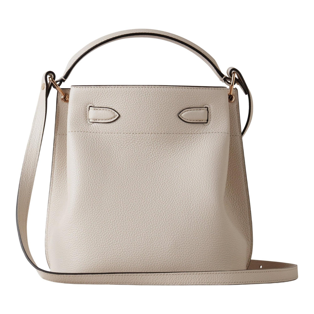 Club21 - Mulberry - Islington Bucket Chalk Small Classic Grain - MEDIUM CROSS BODY - Off-White