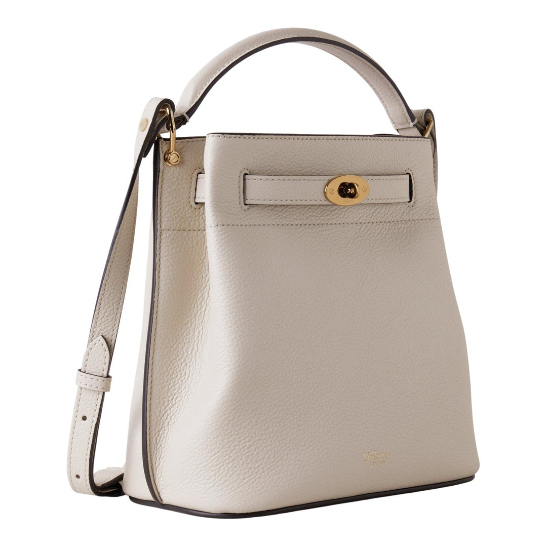 Club21 - Mulberry - Islington Bucket Chalk Small Classic Grain - MEDIUM CROSS BODY - Off-White