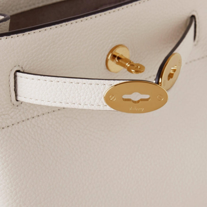 Club21 - Mulberry - Islington Bucket Chalk Small Classic Grain - MEDIUM CROSS BODY - Off-White