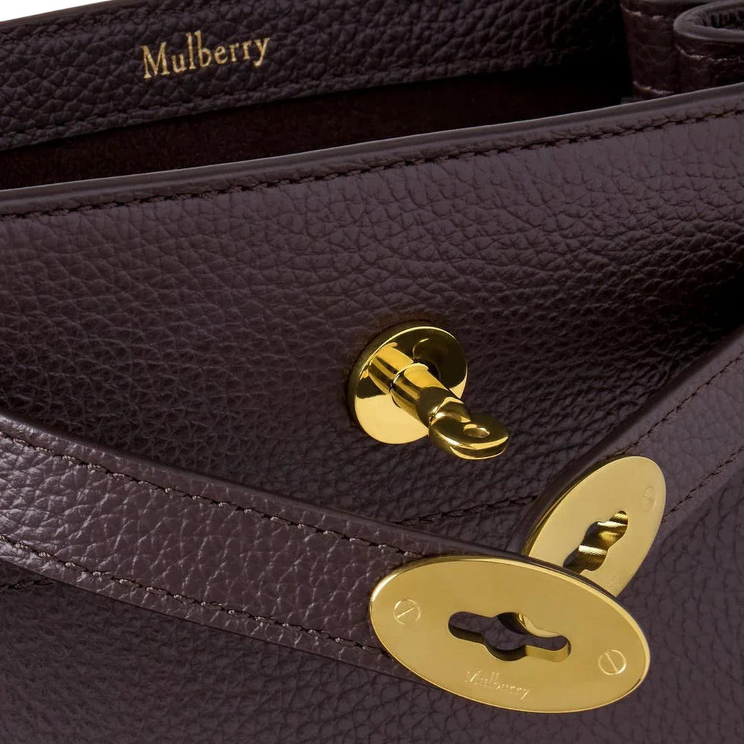 Club21 - Mulberry - Islington Bucket Ebony Small Classic Grain - MEDIUM CROSS BODY - Ebony