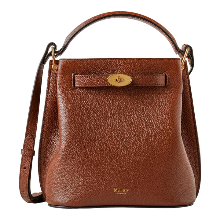 Club21 - Mulberry - Islington Bucket Oak Two-Tone Small Classic Grain - MEDIUM CROSS BODY - Brown