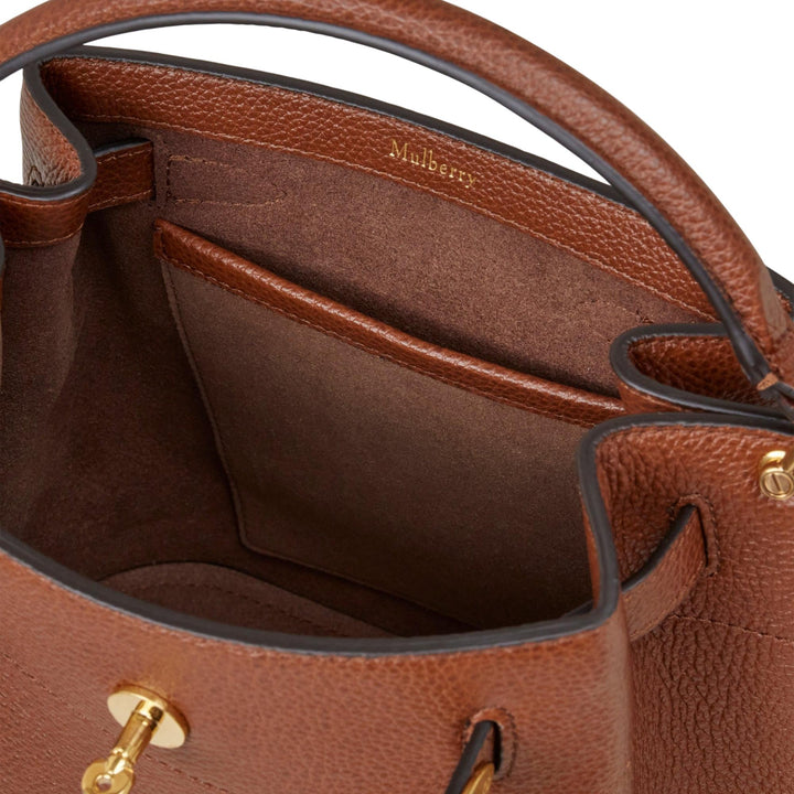 Club21 - Mulberry - Islington Bucket Oak Two-Tone Small Classic Grain - MEDIUM CROSS BODY - Brown