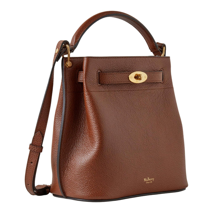 Club21 - Mulberry - Islington Bucket Oak Two-Tone Small Classic Grain - MEDIUM CROSS BODY - Brown