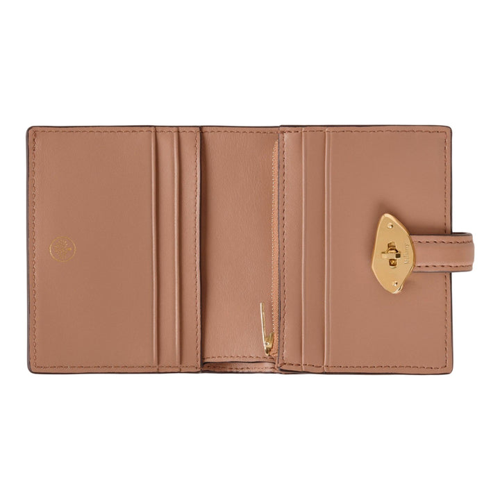 Club21 - Mulberry - Lana Compact Wallet Sable High Gloss Leather - MEDIUM FRENCH PURSES - Sable