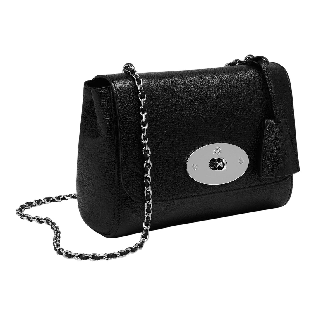 Club21 - Mulberry - Lily Black Glossy Goat Leather - HANDBAGS - Black