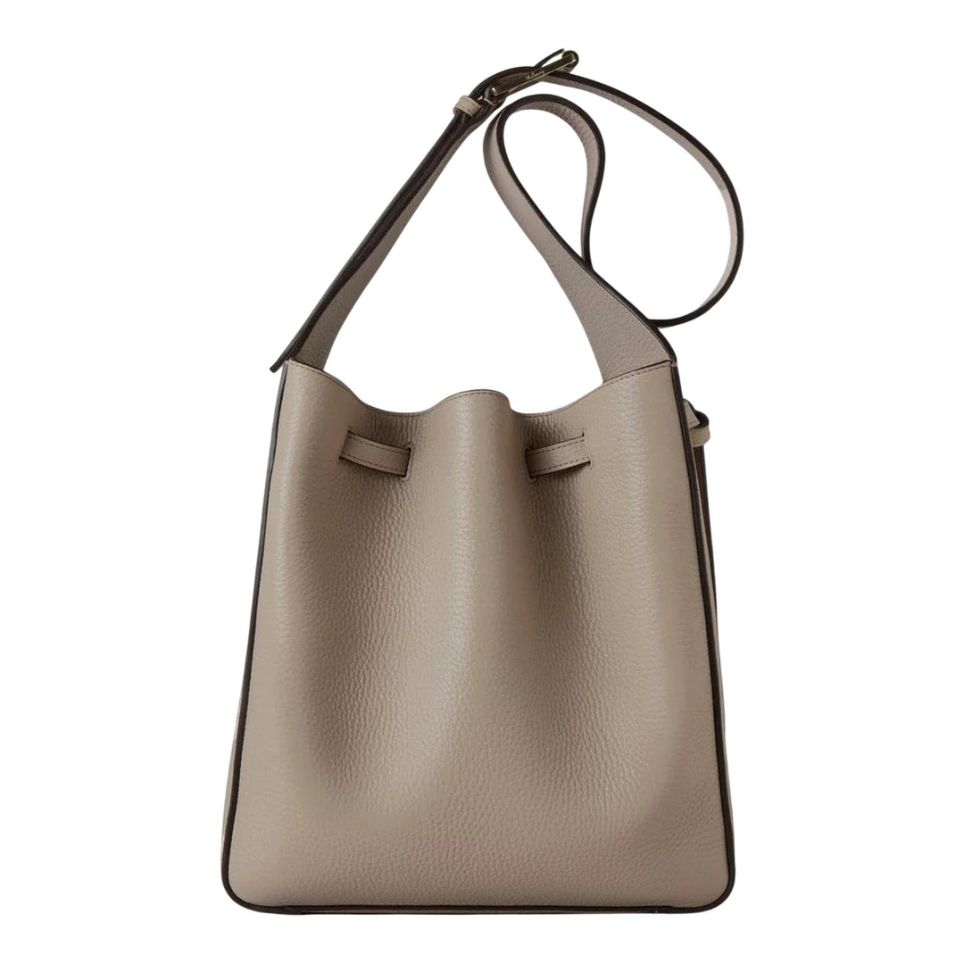 Club21 - Mulberry - Lyra Bucket Cashmere Taupe Heavy Grain - MEDIUM SHOULDER BAGS - Cashmere Taupe