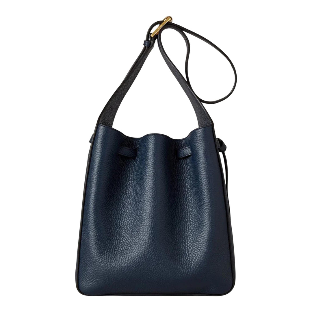 Club21 - Mulberry - Lyra Bucket Night Sky Heavy Grain - MEDIUM SHOULDER BAGS - Night Sky