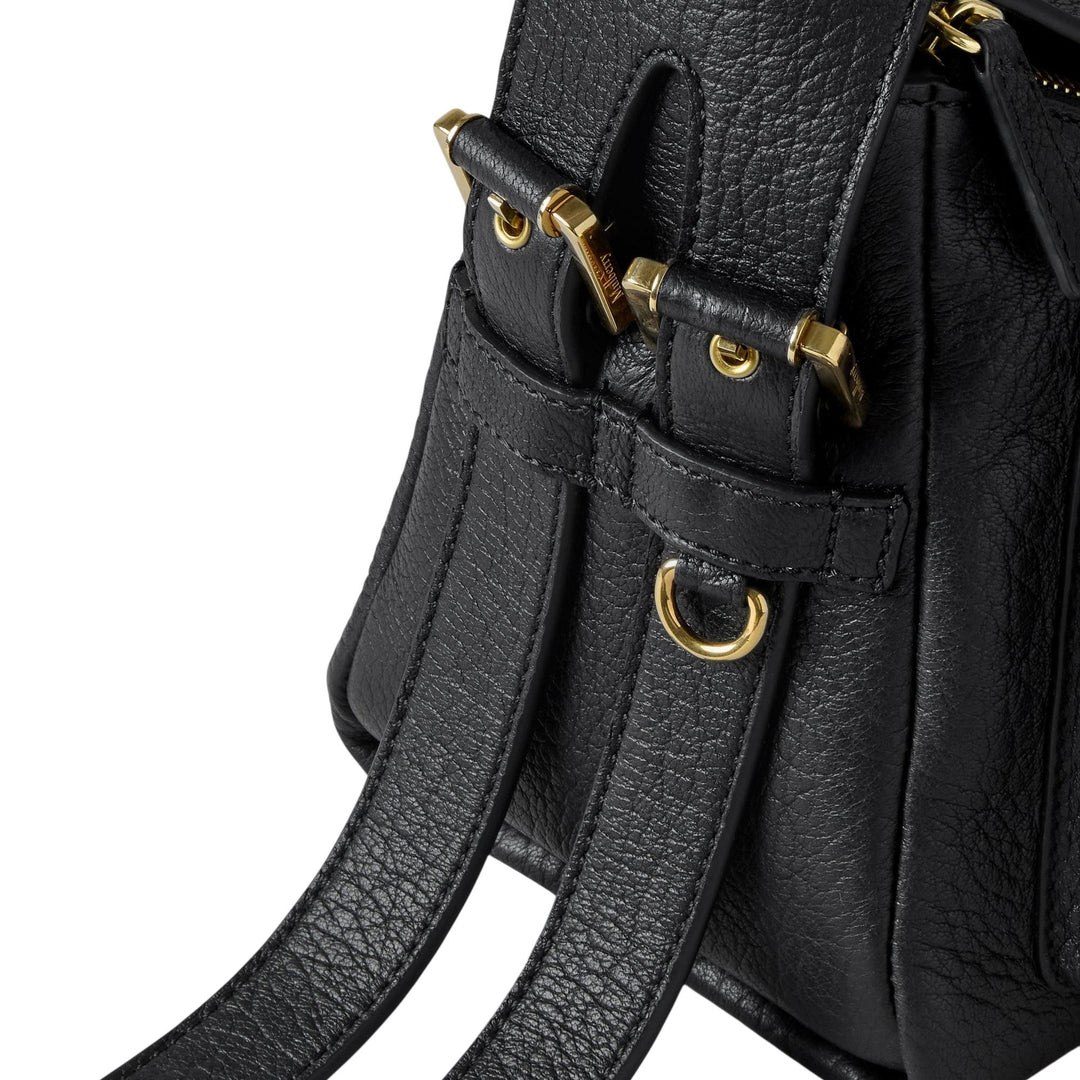 Club21 - Mulberry - Maggie Shoulder Bag Black Natural Grain - MEDIUM SHOULDER BAGS - Black