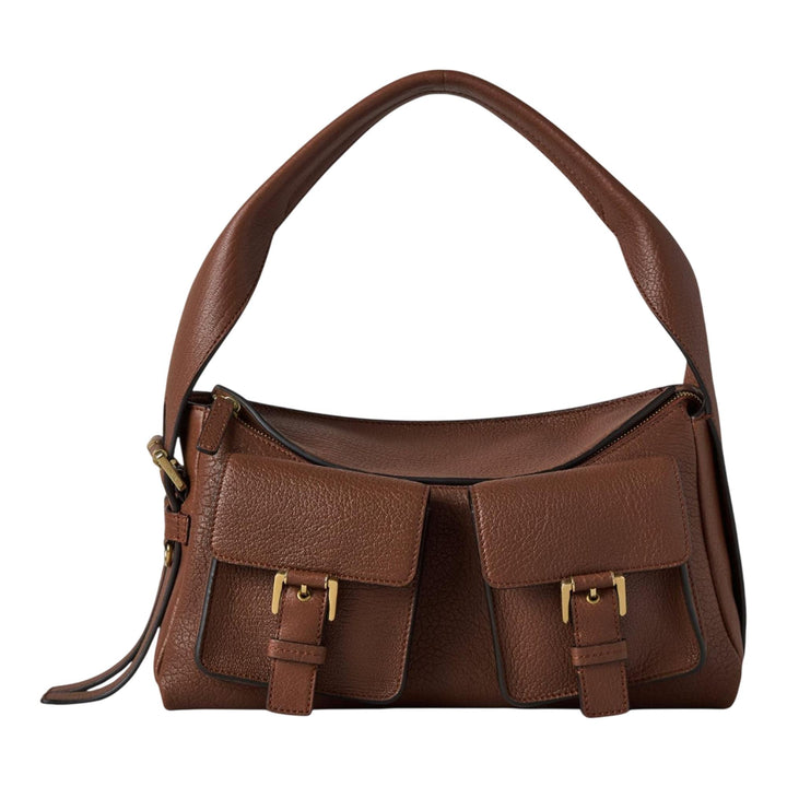 Club21 - Mulberry - Maggie Shoulder Bag Bright Oak Natural Grain - MEDIUM SHOULDER BAGS - Bright Oak