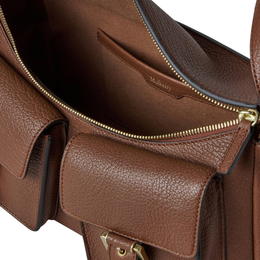 Club21 - Mulberry - Maggie Shoulder Bag Bright Oak Natural Grain - MEDIUM SHOULDER BAGS - Bright Oak