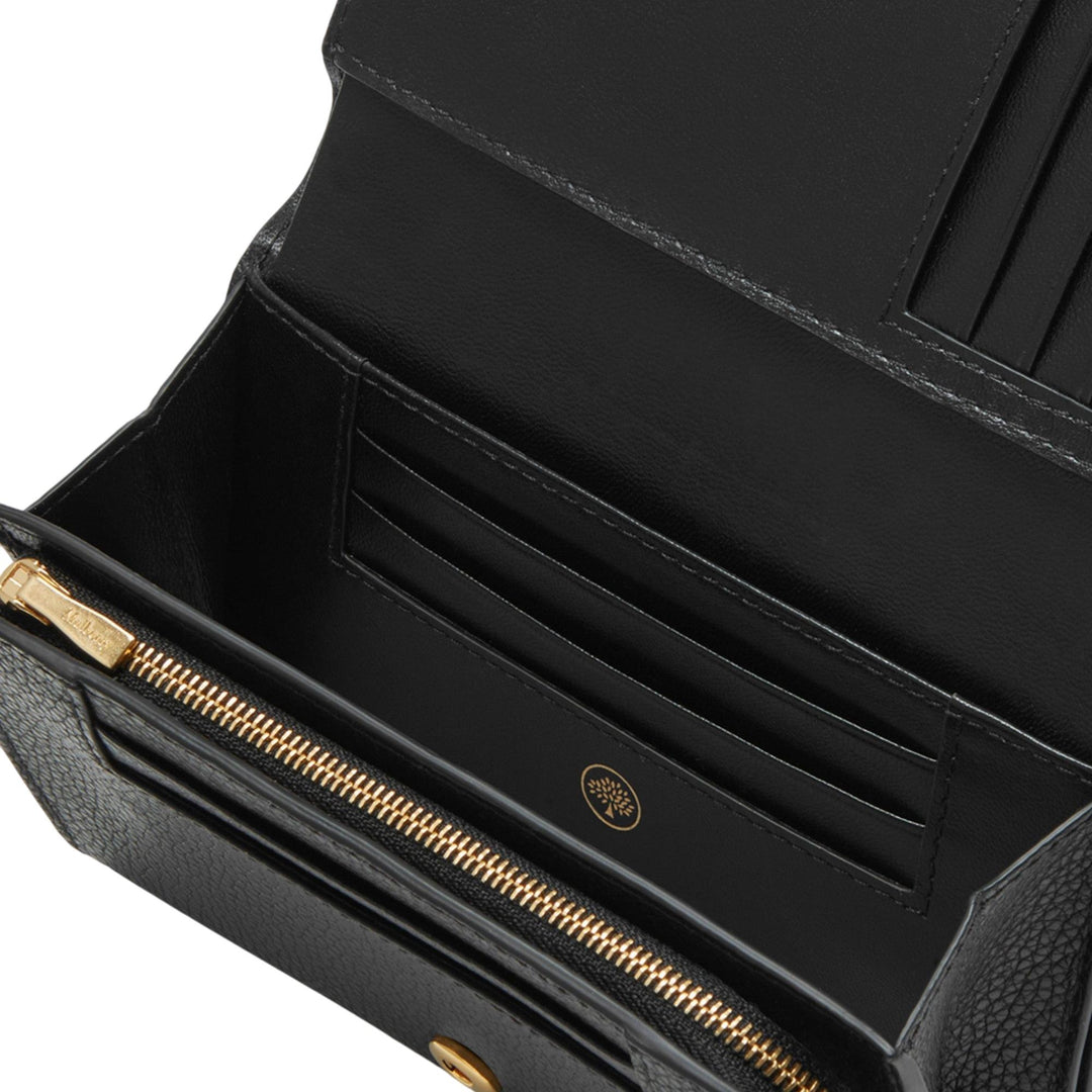 Club21 - Mulberry - Medium Continental French Purse Black Small Classic Grain - MEDIUM FRENCH PURSES - Black