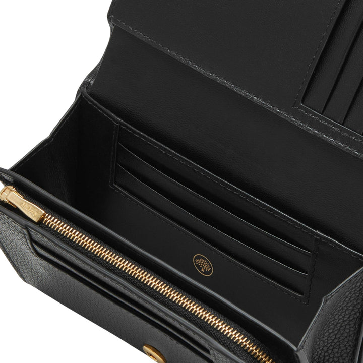 Club21 - Mulberry - Medium Continental French Purse Black Small Classic Grain - MEDIUM FRENCH PURSES - Black
