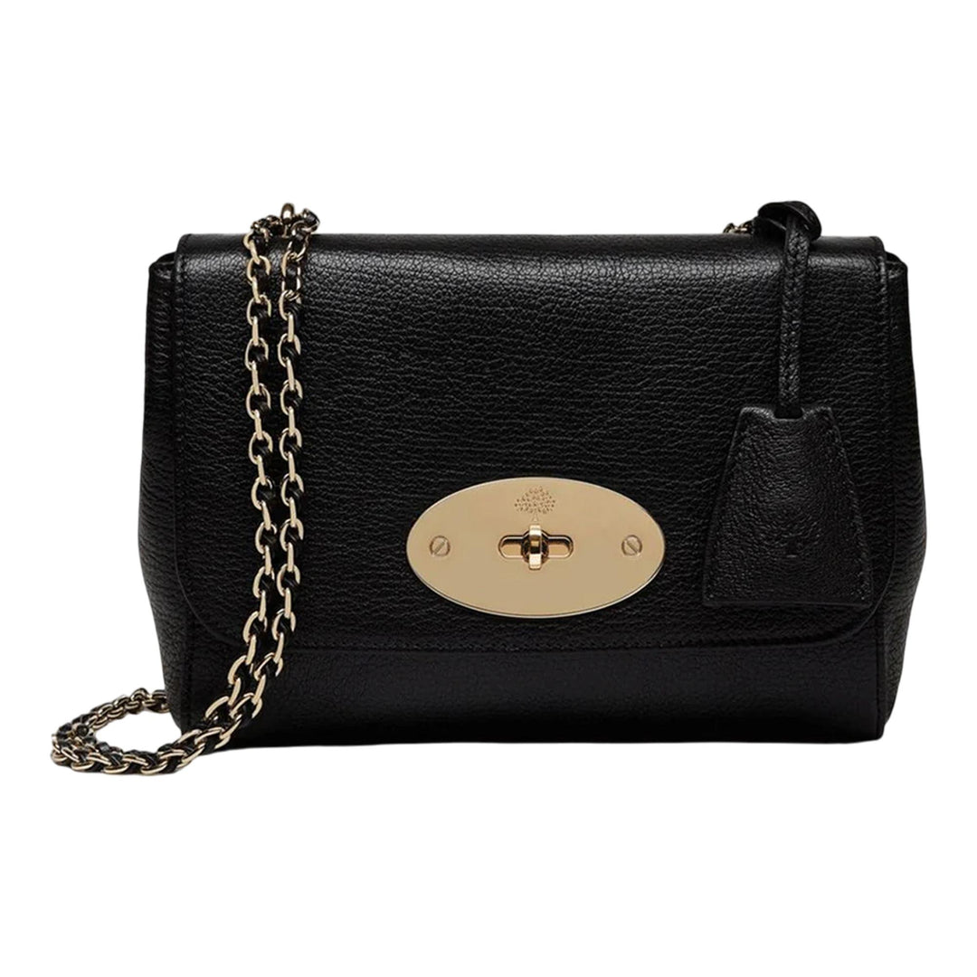 Club21 - Mulberry - Medium Lily Glossy Goat (Black) - MEDIUM SHOULDER BAGS - Black