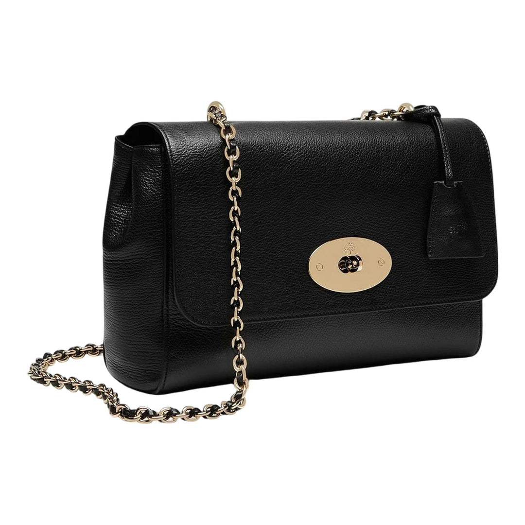 Club21 - Mulberry - Medium Lily Glossy Goat - MEDIUM SHOULDER BAGS - Black