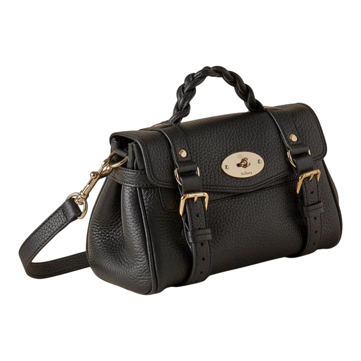 Club21 - Mulberry - Mini Alexa Black Heavy Grain - MINI BAGS - Black