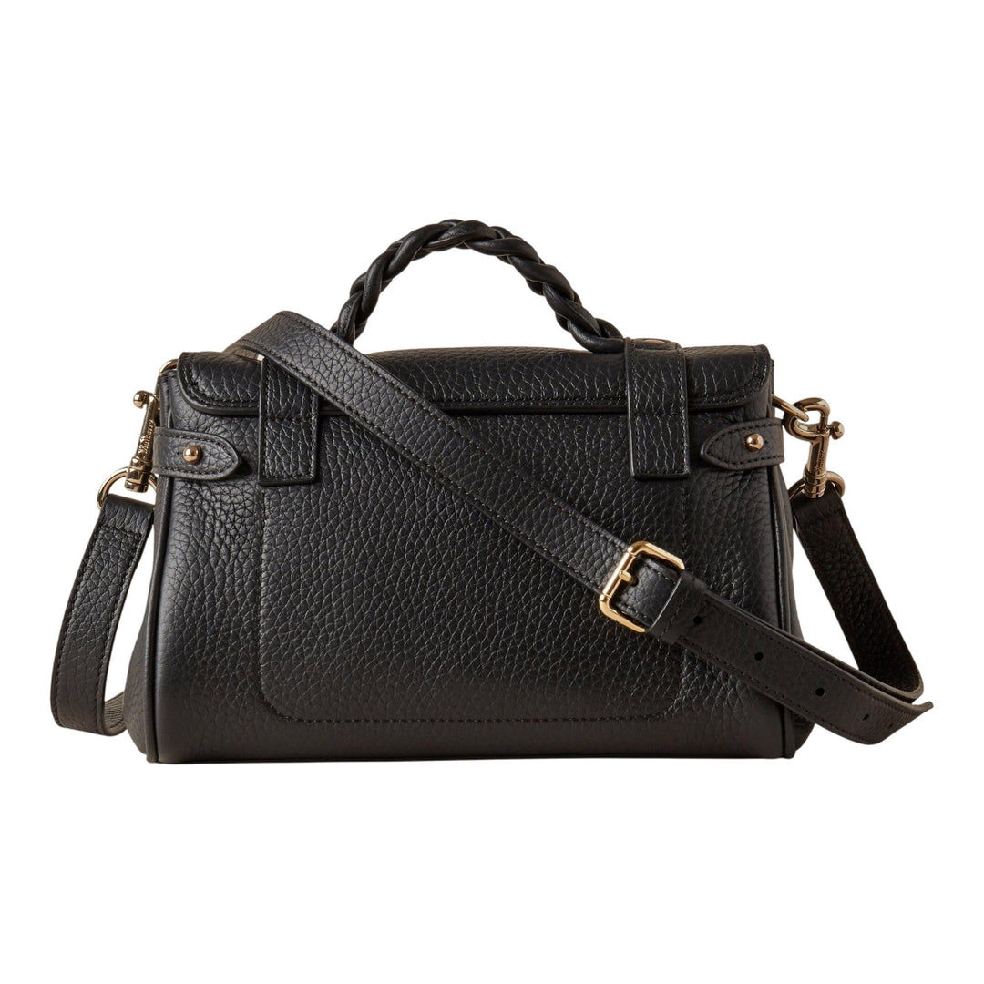 Club21 - Mulberry - Mini Alexa Black Heavy Grain - MINI TOP HANDLE - Black