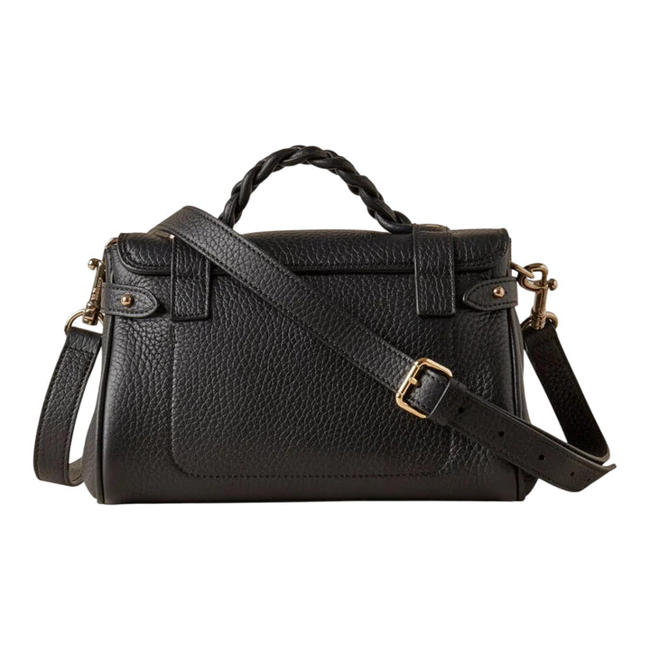 Club21 - Mulberry - Mini Alexa Black Heavy Grain - MINI TOP HANDLE - Black