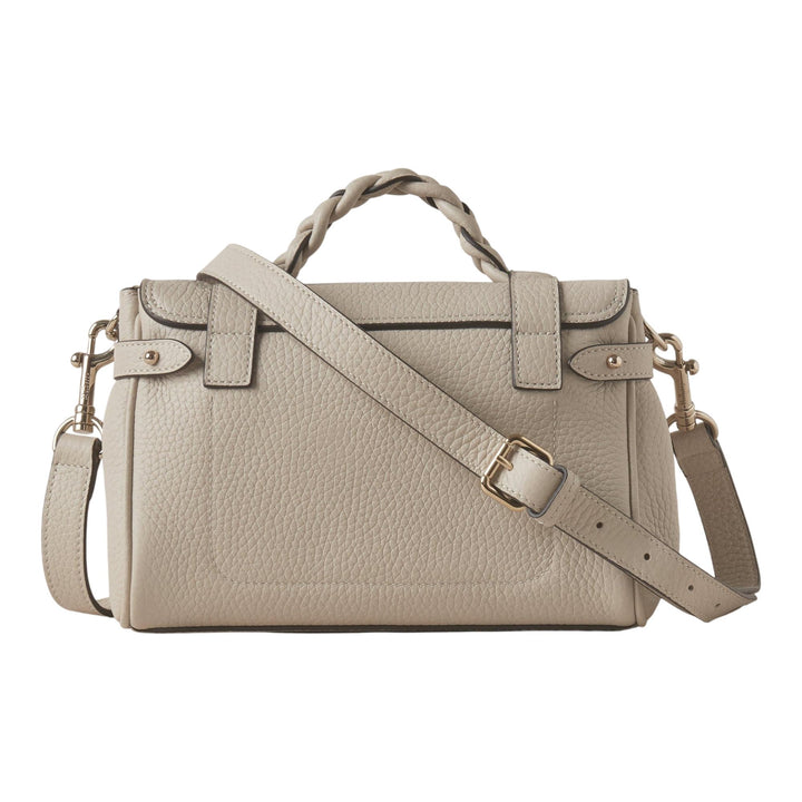 Club21 - Mulberry - Mini Alexa Chalk Heavy Grain - MINI TOP HANDLE - Off-White