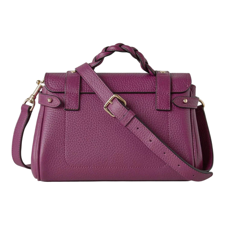 Club21 - Mulberry - Mini Alexa Orchid Bloom Heavy Grain - MINI TOP HANDLE - Orchid Bloom