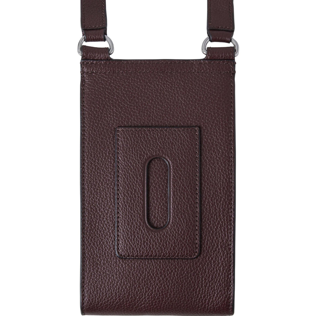 Club21 - Mulberry - Mini Antony Black Cherry Small Classic Grain - MINI CROSS BODY - Black Cherry