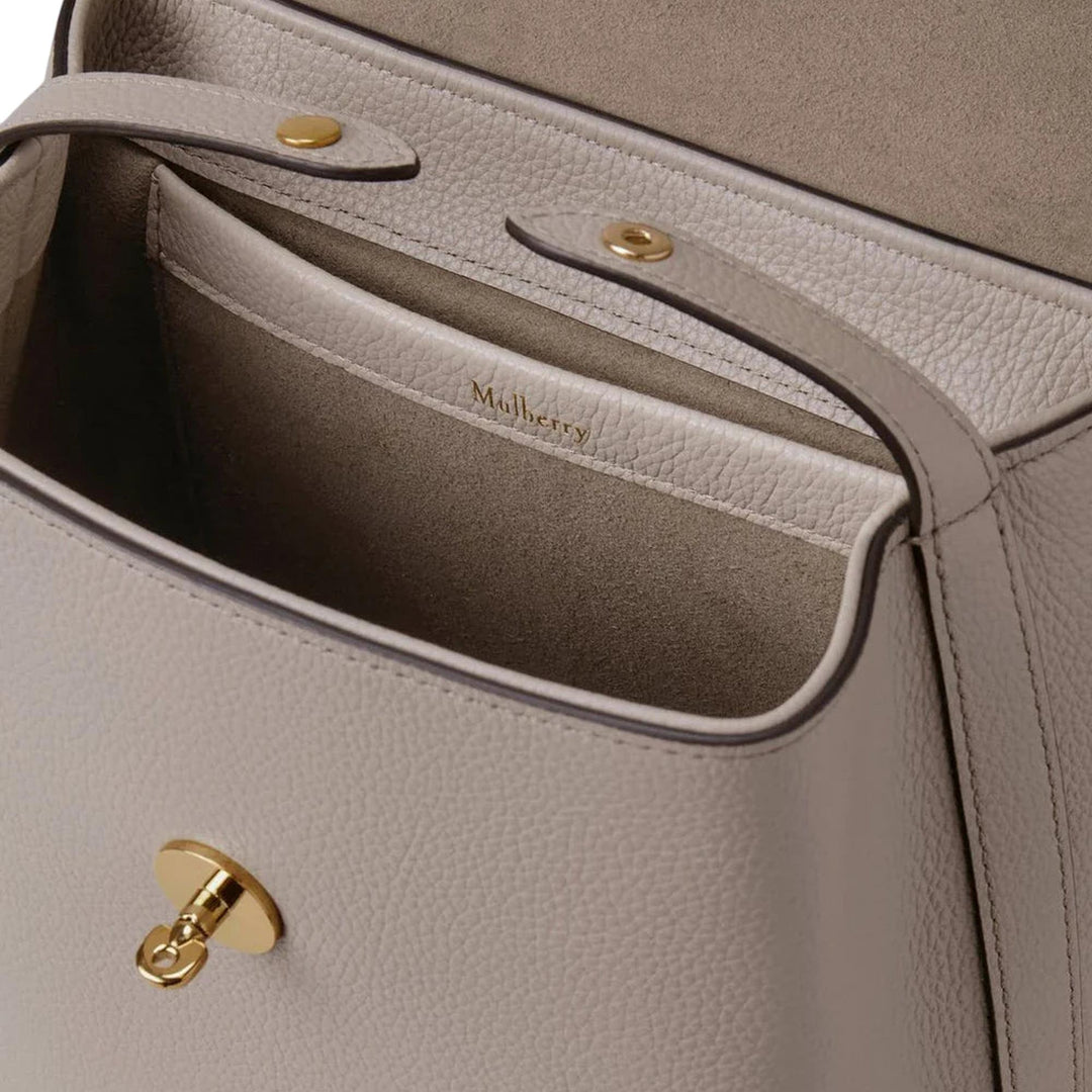 Club21 - Mulberry - Mini Bayswater Backpack Cashmere Taupe Small Classic Grain - SMALL BACKPACKS - Cashmere Taupe