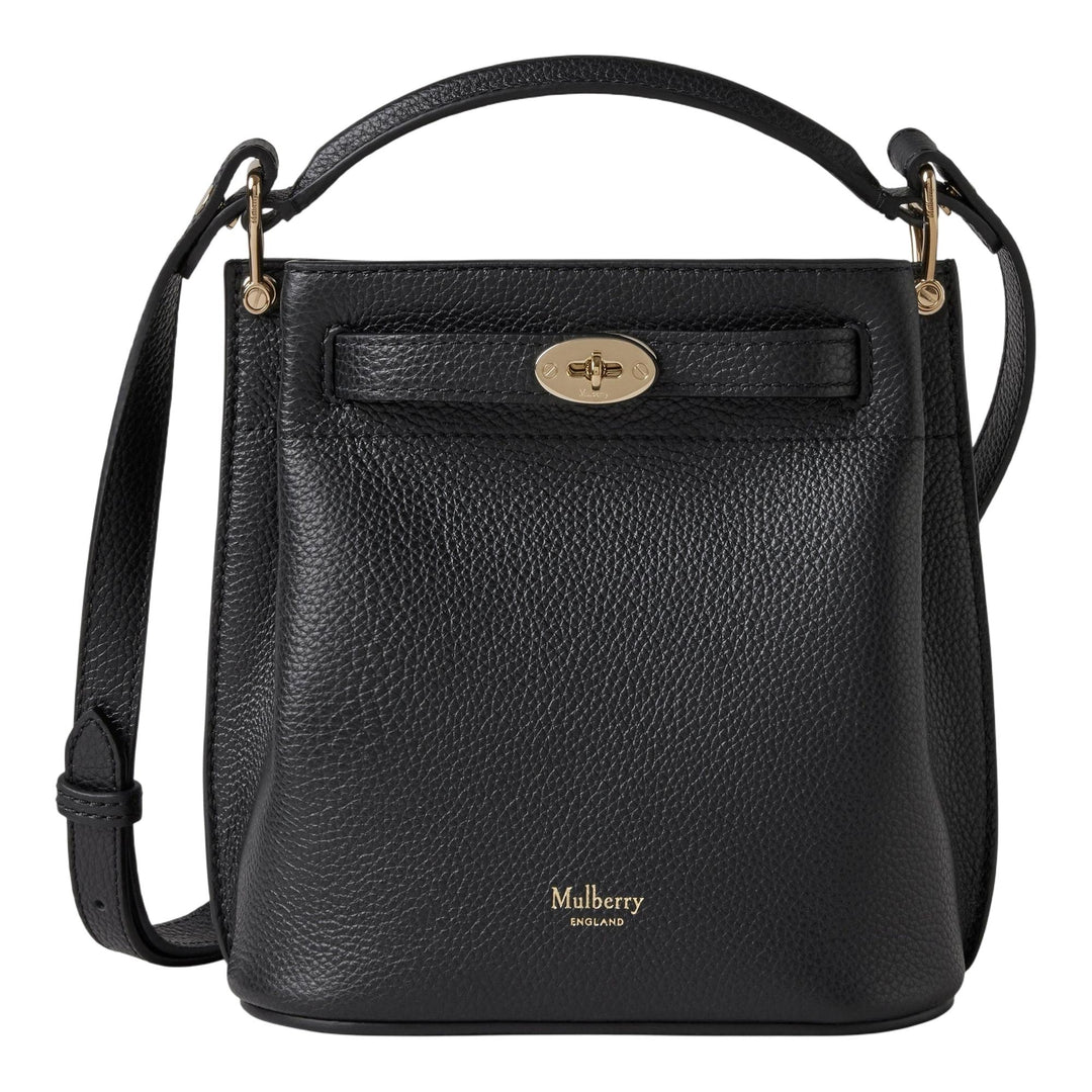 Club21 - Mulberry - Mini Islington Bucket Black Small Classic Grain - MINI CROSS BODY - Black